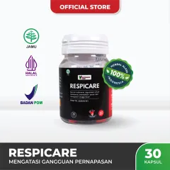 Obat Herbal Batuk Tuberkulosis (TBC) Asma Bronkitis Legakan Tenggorokan BPOM Respicare Autoimuncare