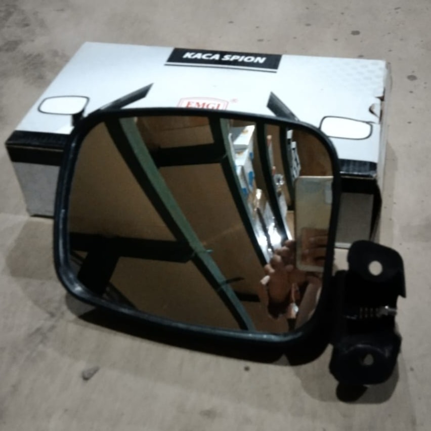 Rear View Mirror Toyota Kijang Super 5K/7K left/right Black manual mirror 1 PCs Harga 57,000 rupiah*Gratis Ongkir