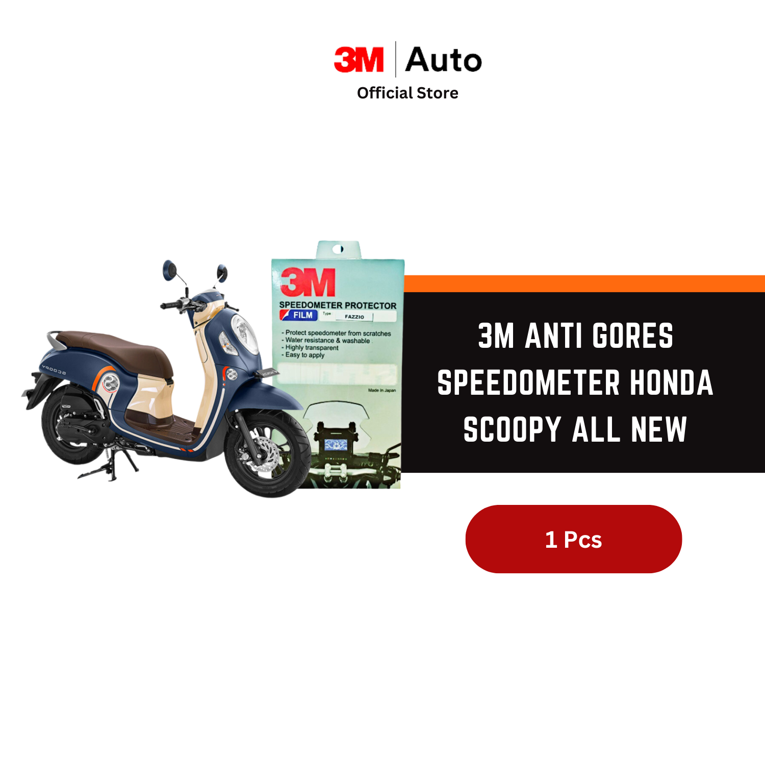 3M Anti Gores Speedometer Protector Motorcycle Honda Scoopy All New Harga 59,800 rupiah*Gratis Ongkir