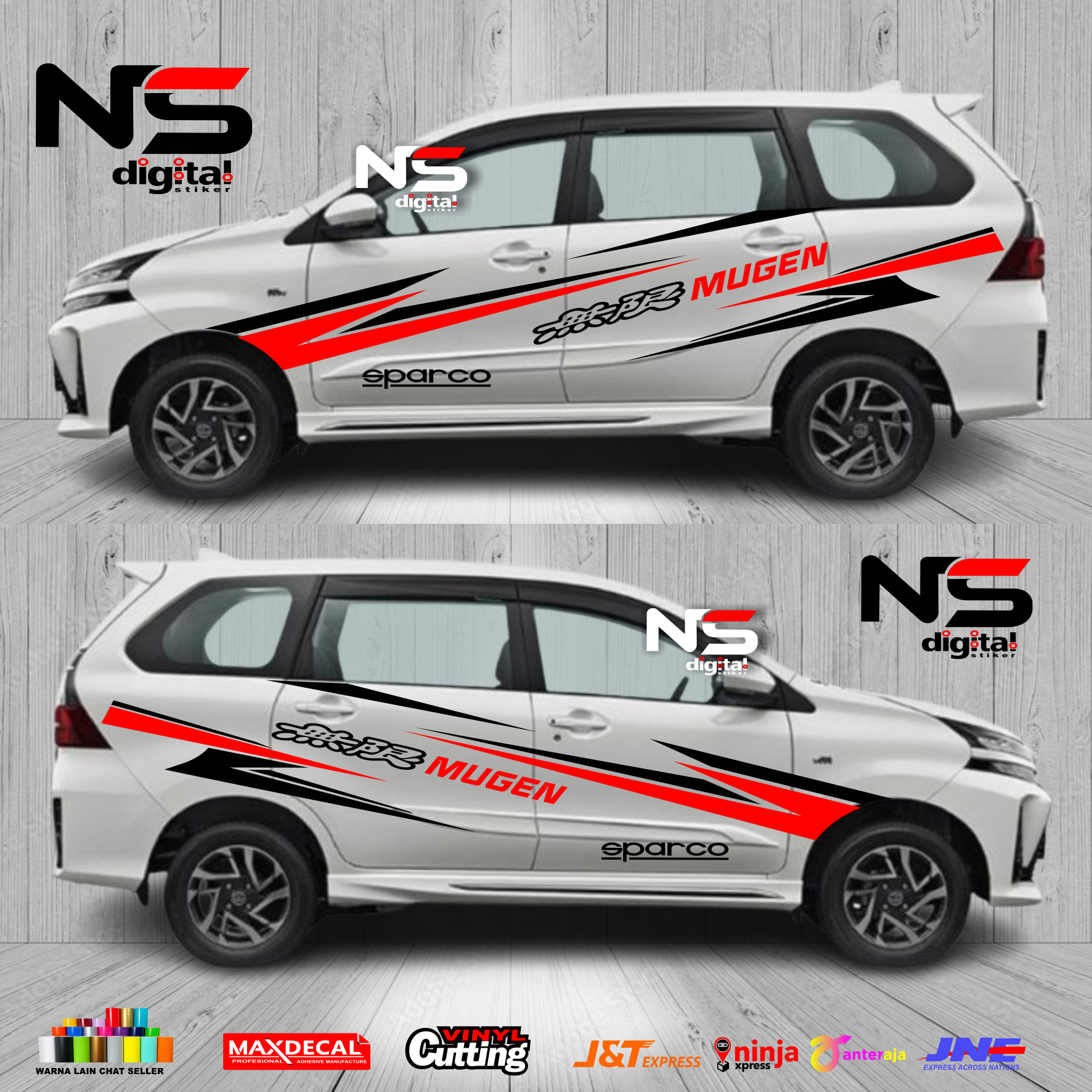 Best Selling Car Cutting Stickers for Avanza Xenia Daihatsu Innova Toyota Avanza Terios Rush Fortuner Harga  220,000 Ringgit*Penghantaran Percuma