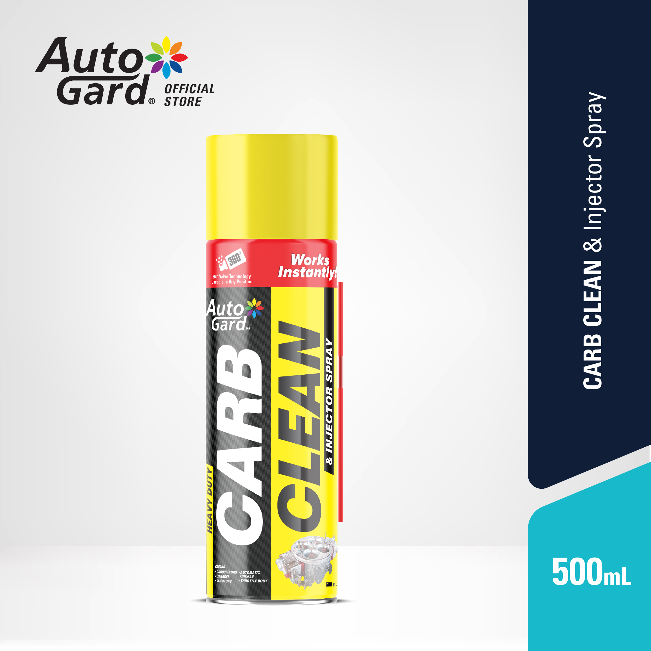 Autogard Heavy Duty Carb Cleaner & Injector Spray 500 ml Car Motorcycle Carburetor Cleaner Harga 26,100 rupiah*Gratis Ongkir
