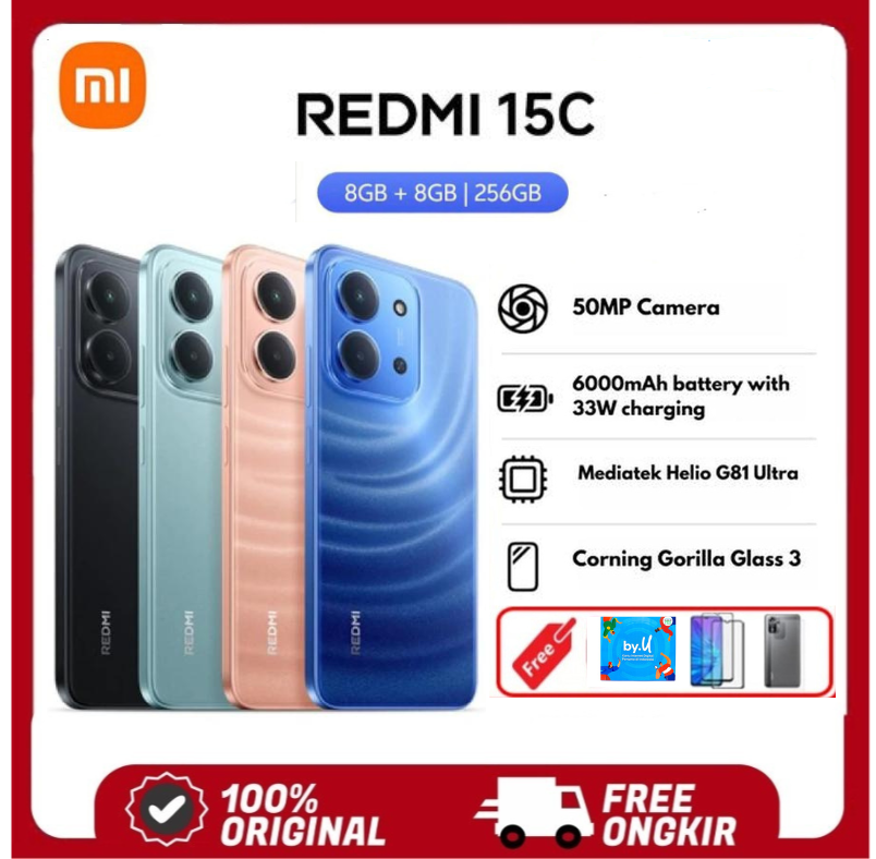 Xiaomi Redmi 15C NFC 8/256 GB-warranty-midnight black, 8/256 GB Giá 1,850,000 Đồng*Miễn phí vận chuyển