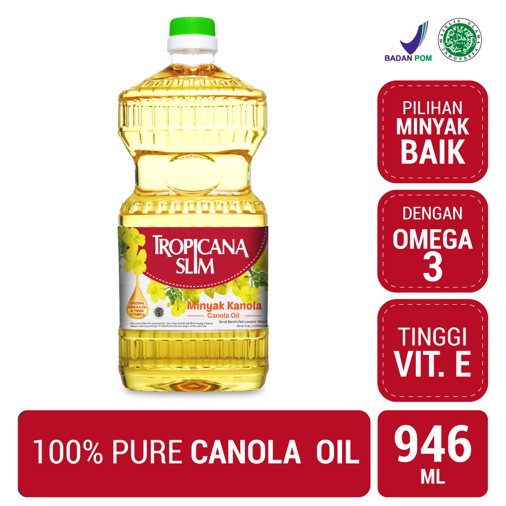 Tropicana Slim Minyak Kanola 946ml 100 Pure Canola Oil Minyak Baik Tropicana Slim Minyak Kanola 946ml Minyak Sehat Non Kolesterol Minyak Mpasi Minyak Rendah Lemak Lazada Indonesia