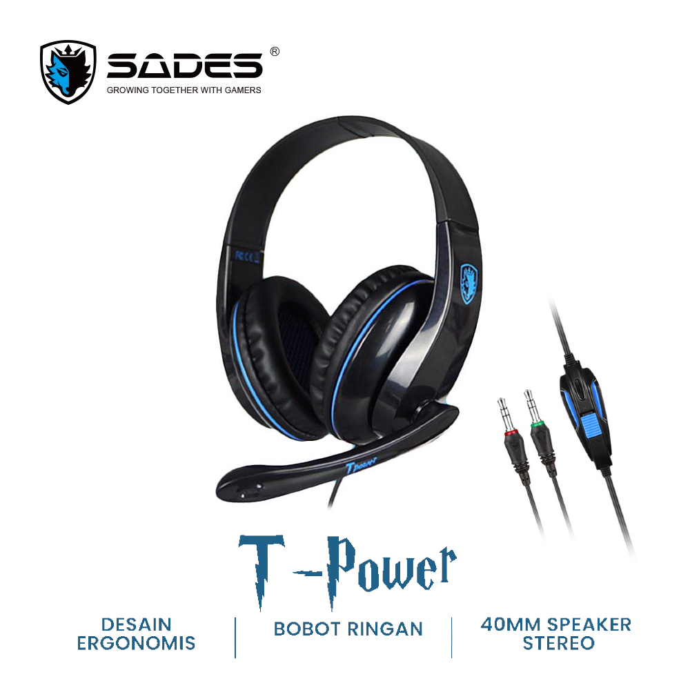 Sades T-Power SA-701 Gaming Headphones with Mic