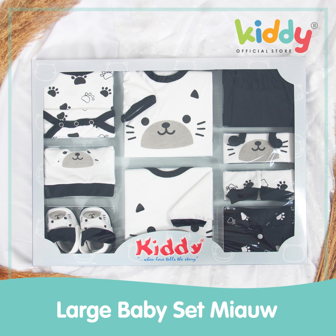 Kiddy Baby hadiah Set Besar KD1207 - Baju Bayi Set - kado lahiran - Paket Brojol