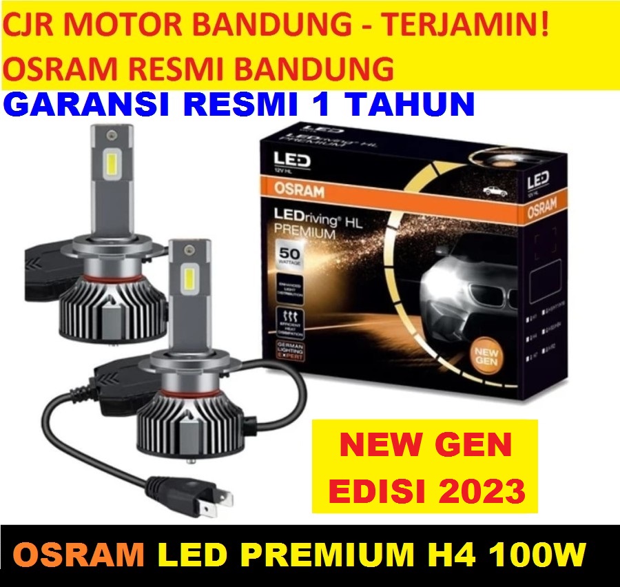 OSRAM LED PREMIUM H4 100 WATT NEW GEN Lampu Depan LED Mobil Avanza Innova Jazz Harga 1,370,000 rupiah*Gratis Ongkir