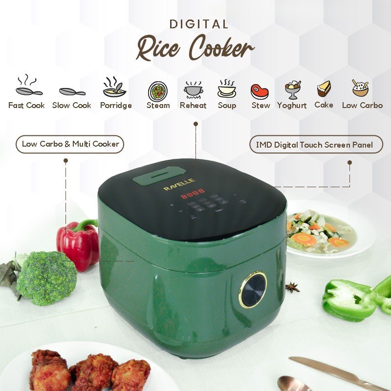 harga rice cooker ravelle