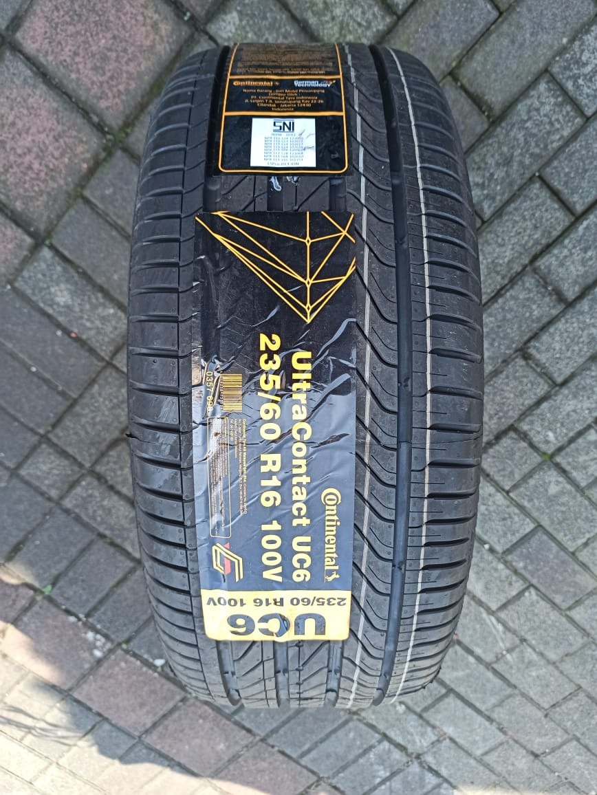 Continental 235/60 R16 UC6 Ban Mobil Import Ban Tahun 2022 Harga 1,370,000 rupiah*Gratis Ongkir