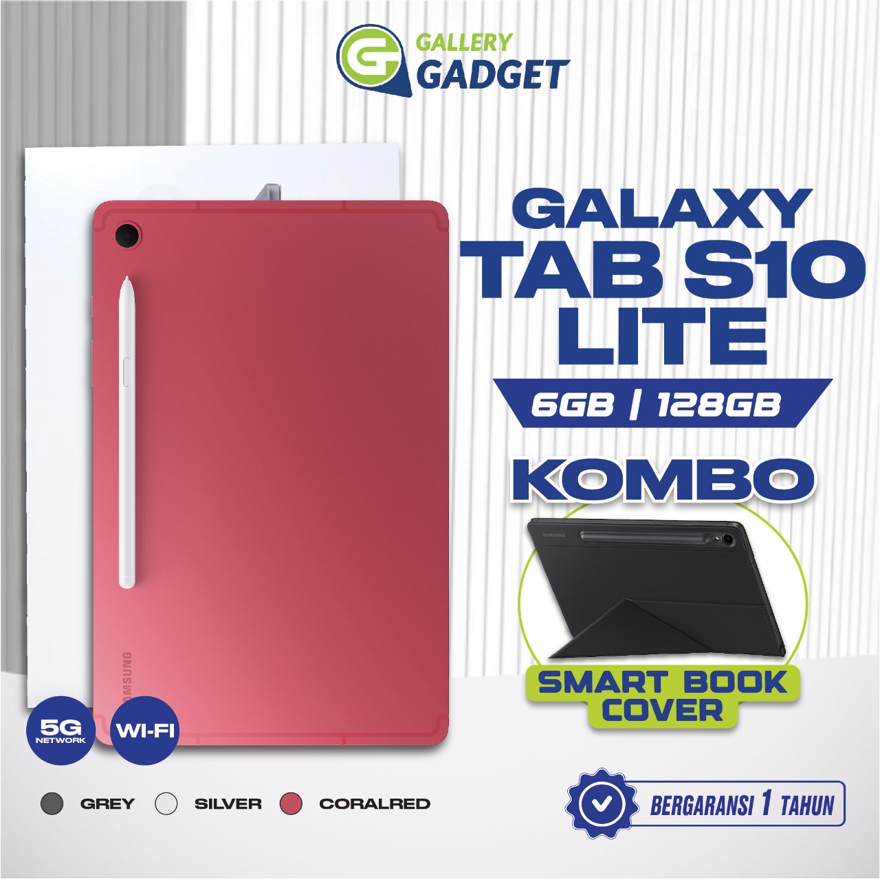 Samsung Galaxy Tab S10 Lite Wifi 5g 6/128 Gb Android Official Warranty Harga  4,999,000 Ringgit*Penghantaran Percuma