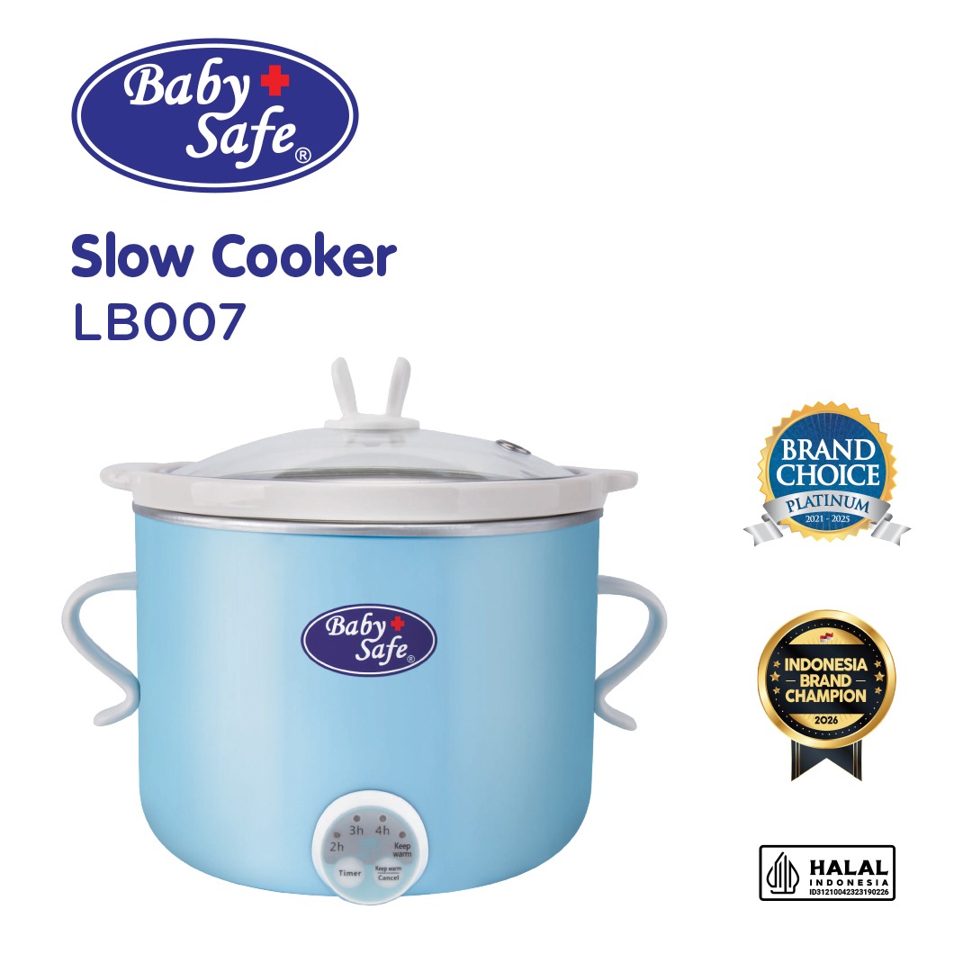Baby Safe Lb007 Slow Cooker 0.8 L - Baby Mpasi Cooking Tool - Baby Food Cooking Tool