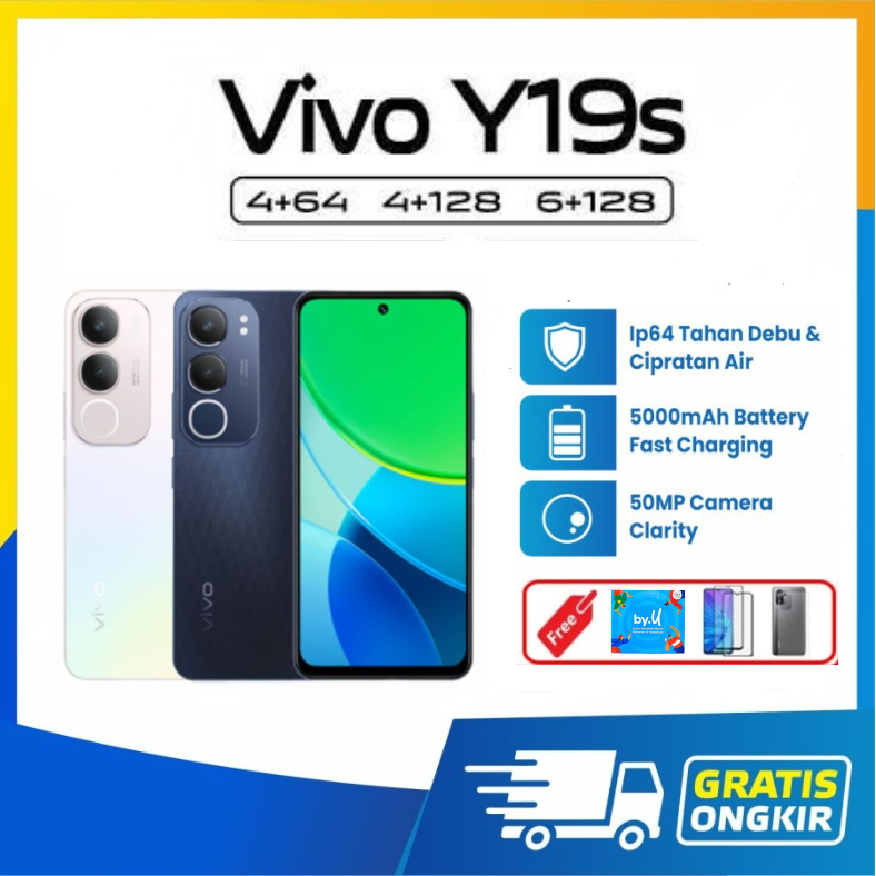 Vivo Y19S Ram 4+4/64Gb, 4+4/128Gb, 6+6/128Gb, Battery 5500, Sgs 5-Star Drop Resistance, Guarantee- 4Gb+4Gb/64Gb Harga  1,200,000 Ringgit*Penghantaran Percuma