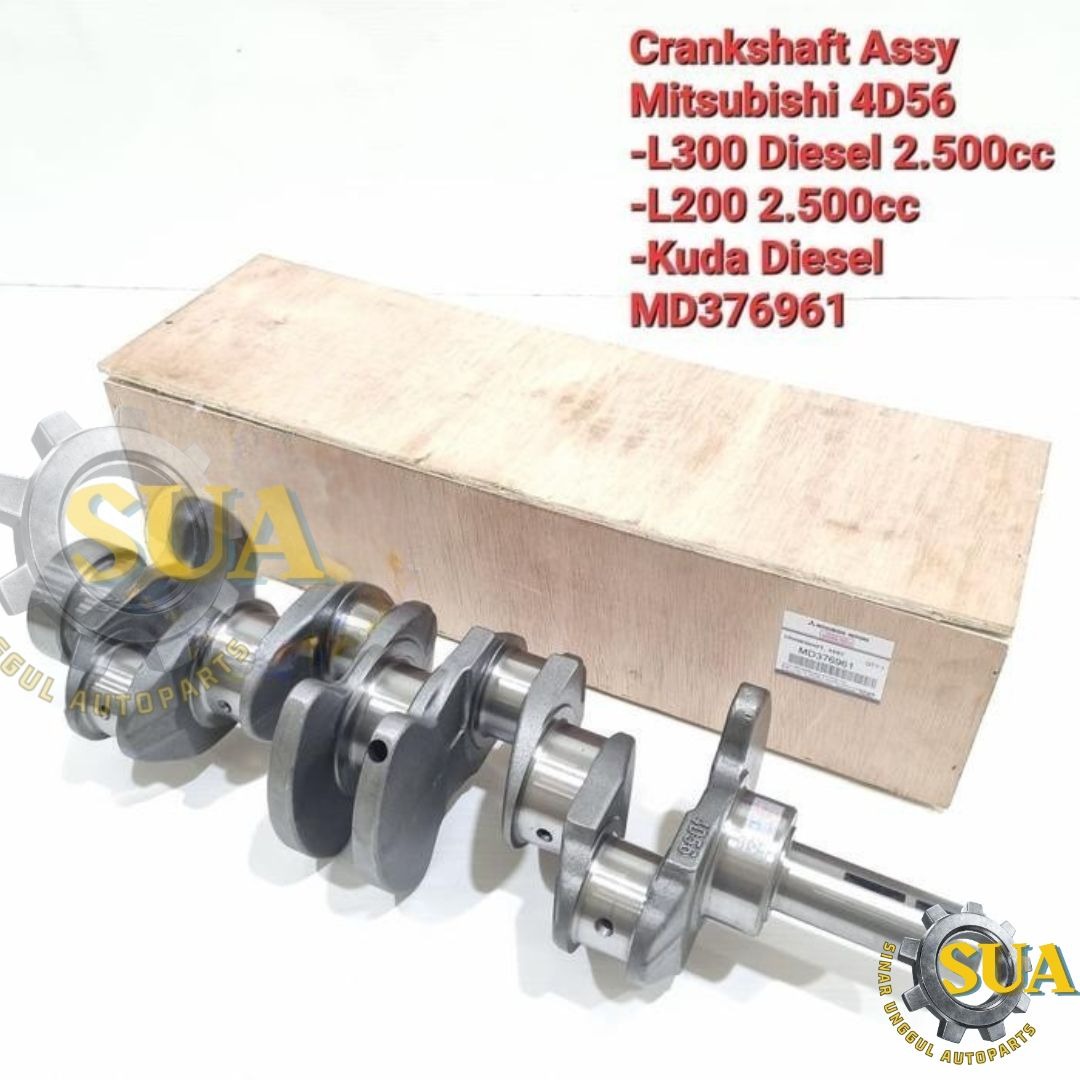 Crankshaft Assy Kruk as L300 Diesel 2.5 4D56 L200 Kuda Diesel Md376961 Mitsu Gs Giá 2,500,000 Đồng*Miễn phí vận chuyển