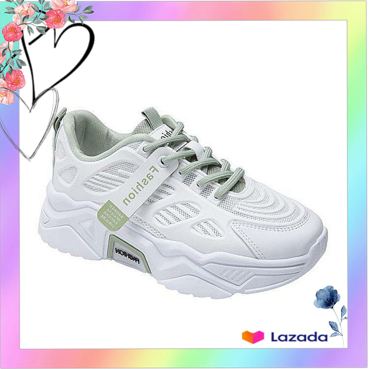 ZATANNA (COD) SEPATU SNEAKERS WANITA KOREA IMPORT FASHION 99% sesuai gambar - SHG089