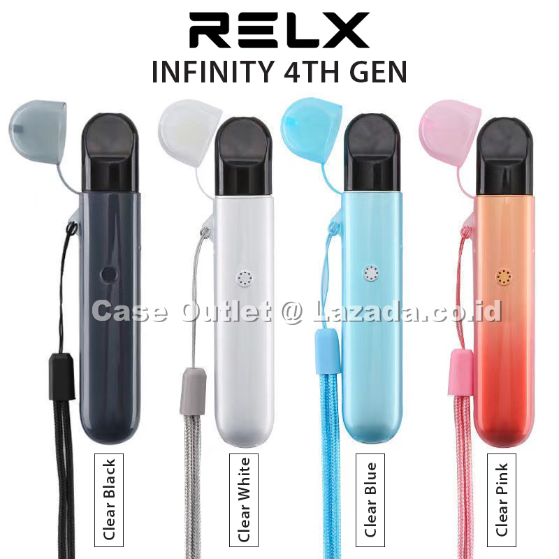 relx pods case Device Relx Pod Relx Silicone RELX CASE INFINITY PHANTOM 4TH/5TH SILICONE CLEAR TPU MT Turbo 35000 Vape Flavor:Triple Berry Ice Loon Smoke Shop Online