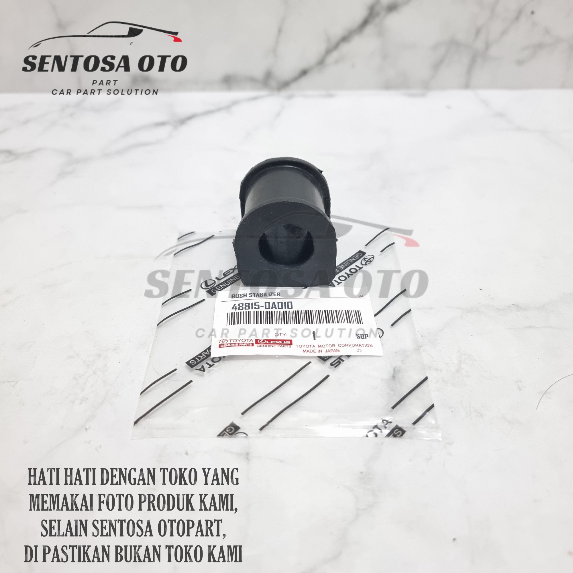 Rubber stabilizer rubber stable bread front Soluna p/n 48815-0a010 Giá 20,000 Đồng*Miễn phí vận chuyển