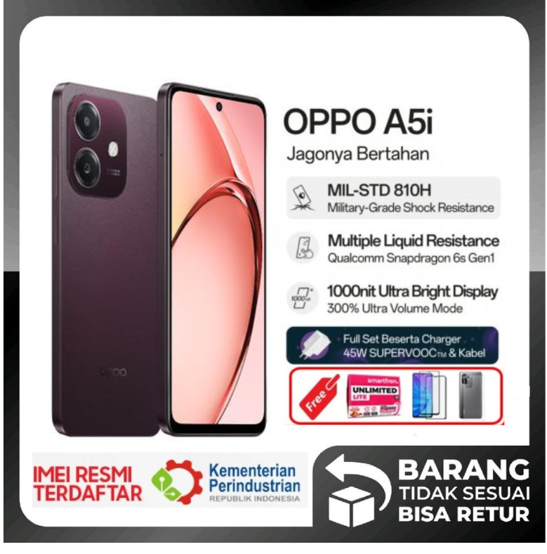 Smartphone !!! Oppo a5i 4/64 4/128 GB RAM 4GB ROM 64GB 128 GB-starry purple, 4/64GB Harga 1,180,000 rupiah*Gratis Ongkir