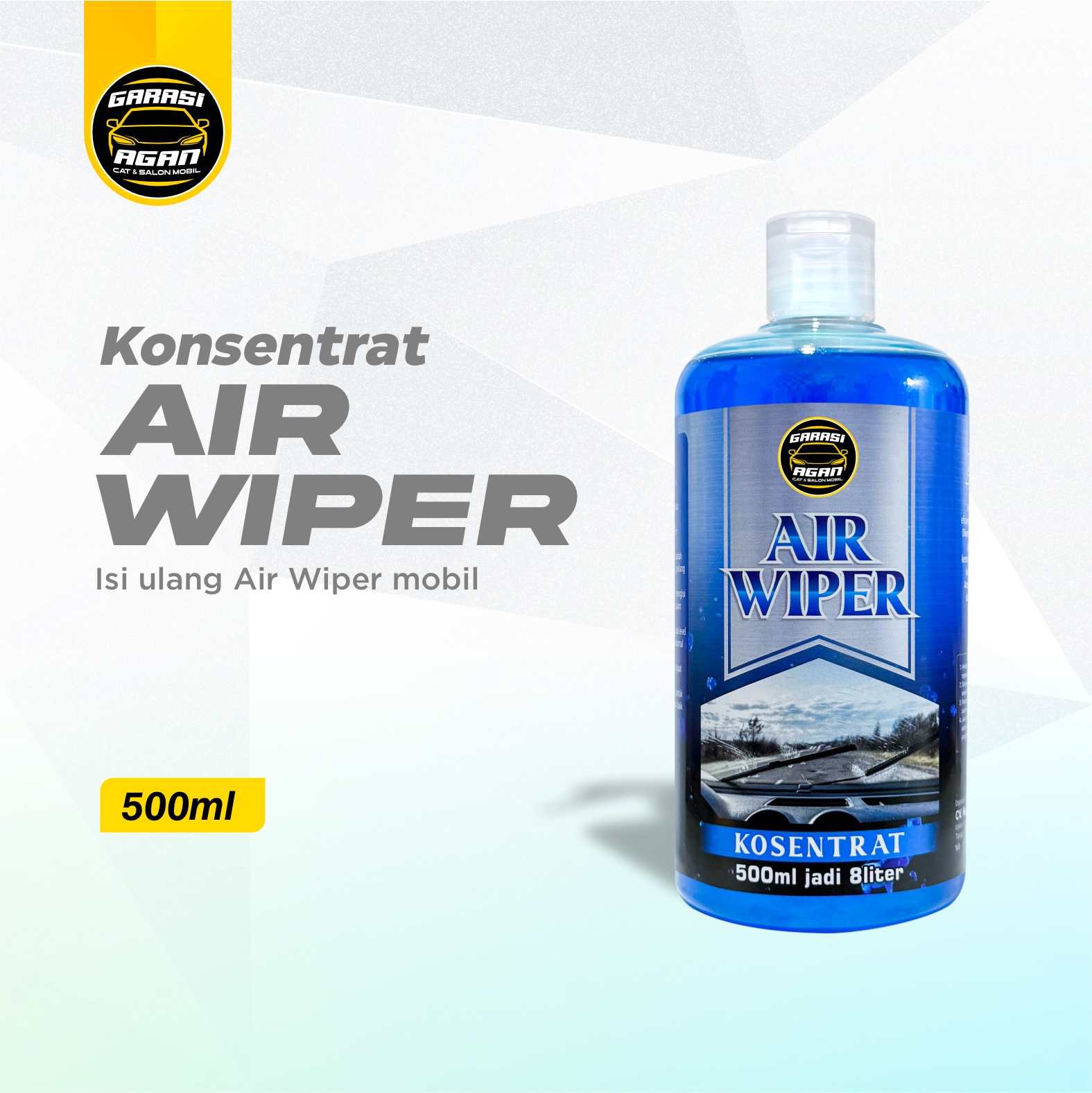 GARASI AGAN Air Wiper Cairan Wiper Fluid Konsentrat Pembersih Kaca Depan dan Belakang Mobil 500ml Harga 25,000 Ringgit*Penghantaran Percuma