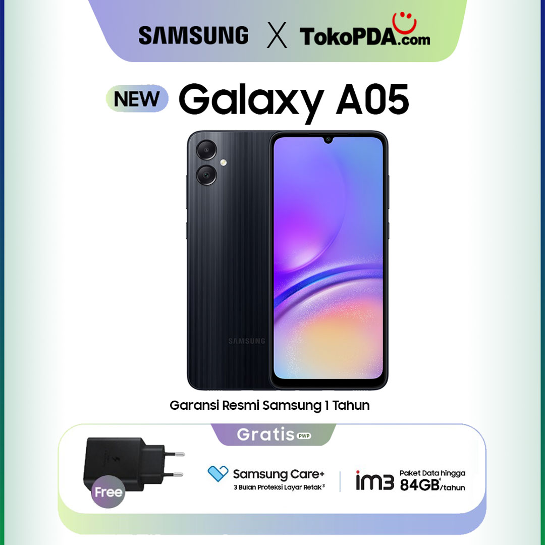 Samsung Galaxy A05 6/128GB Harga 1,899,000 rupiah*Gratis Ongkir