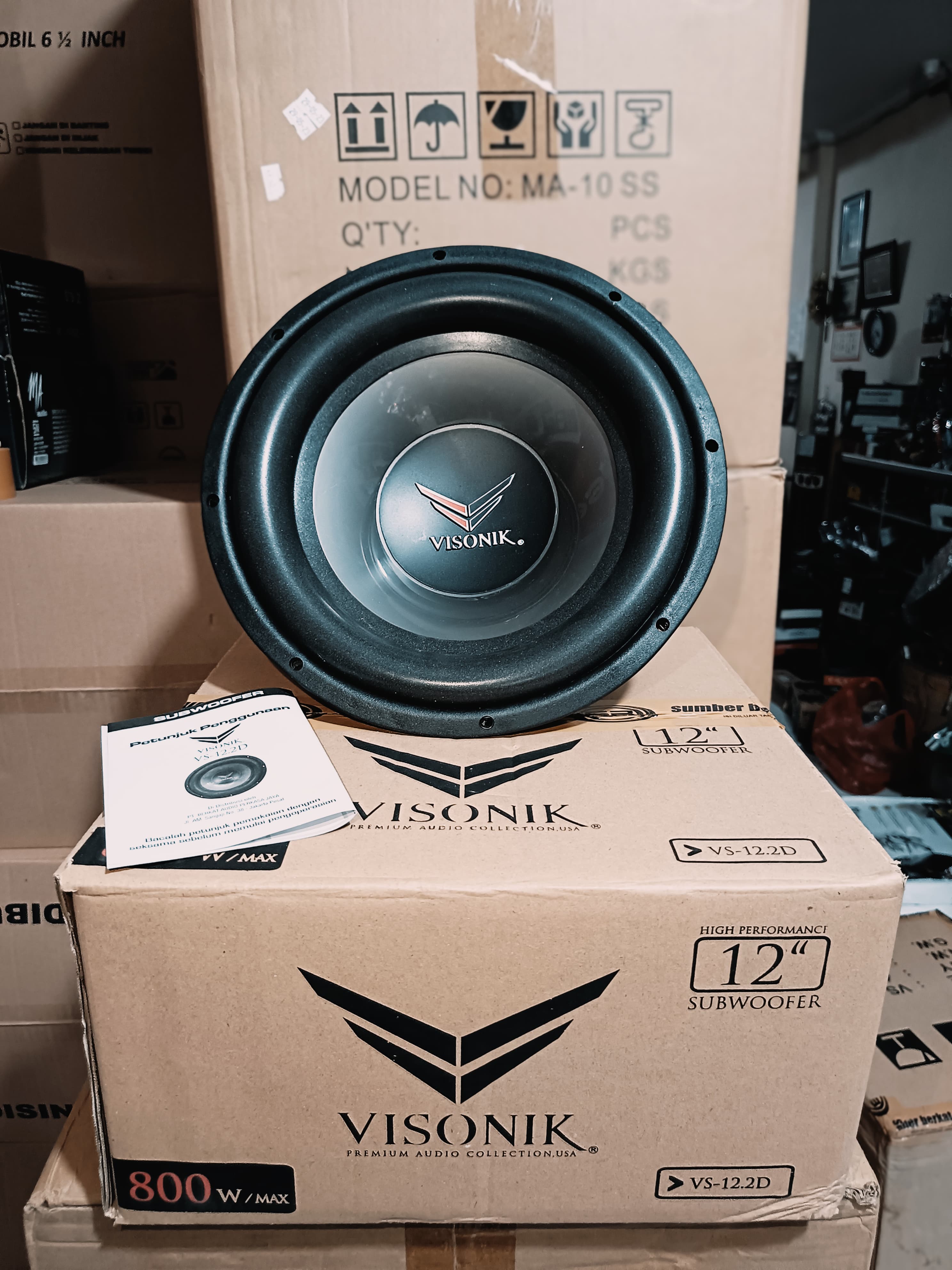 VISONIK サブウーファー 12インチ×2発tp-23x1257 VISONIK サブウーファー 12インチ×2発tp-23x1257 Yahoo