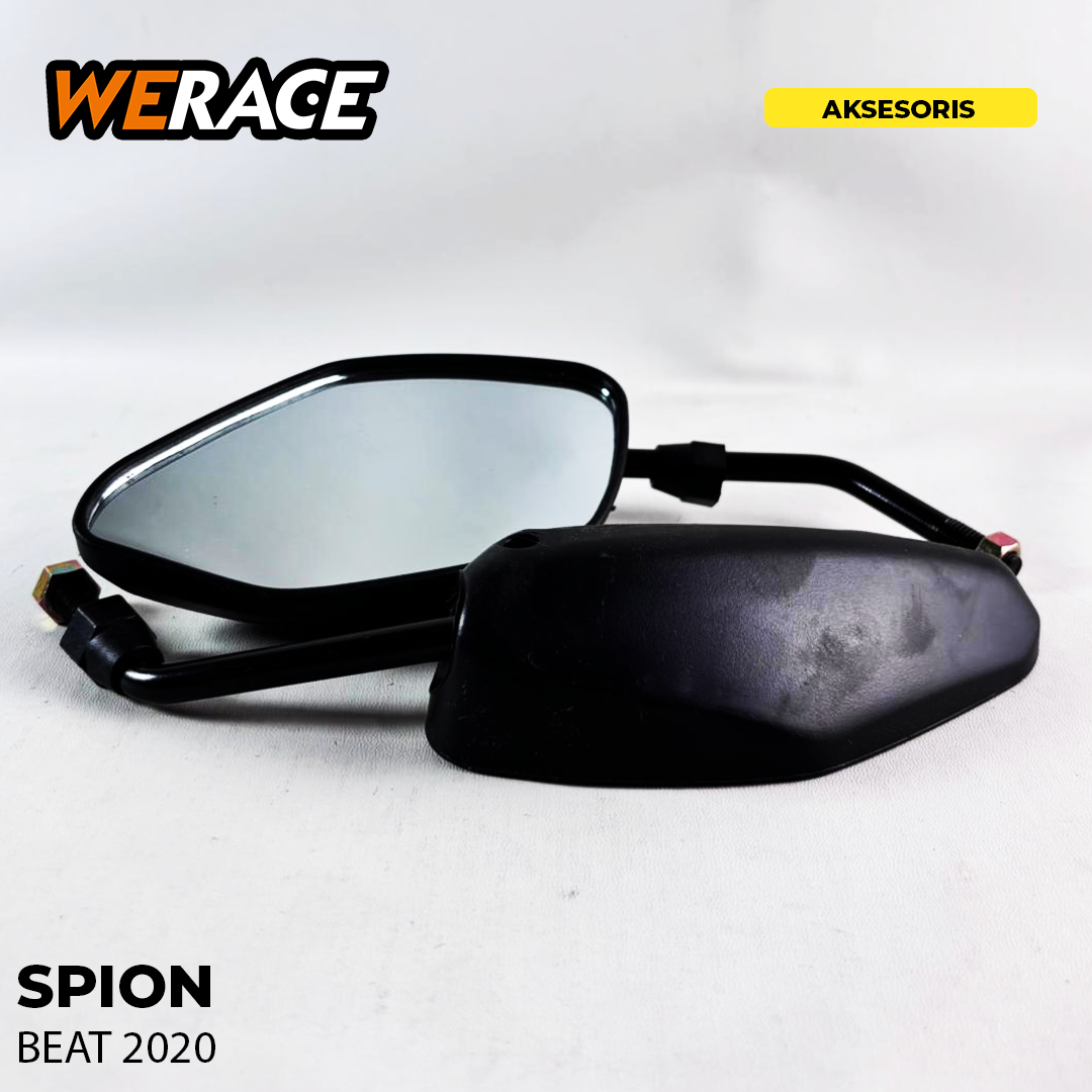 Werace Beat 2020 Rearview Mirrors Are of High Quality for All Motorbikes. Price for a Pair, Right and Left. Harga 14,700 rupiah*Gratis Ongkir