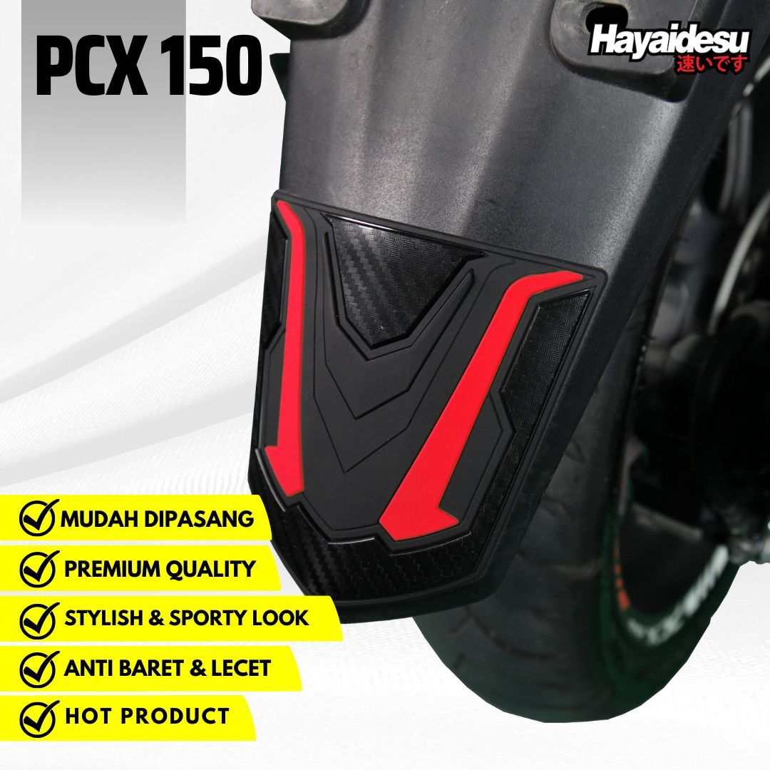 Hayaidesu PCX 150 Body Protector Rear Fender Cover Harga 45,000 rupiah*Gratis Ongkir