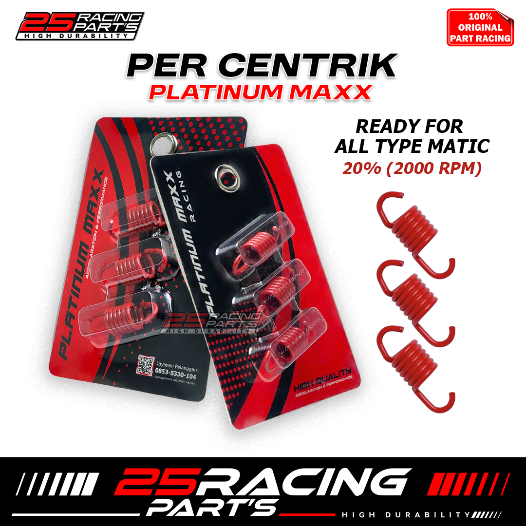 Percentri 2000Rpm- Platinum Maxx- 2000Rpm- All Type Matic- Pnp- Vario- Beat- Nmax- Mio Harga 42,750 rupiah*Gratis Ongkir