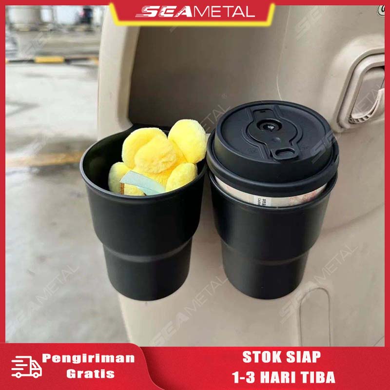 Seamecal motor bottle holder Universal for beat Mio Vario black plastic bottle holder anti-vibration easy to install Harga 13,689 rupiah*Gratis Ongkir