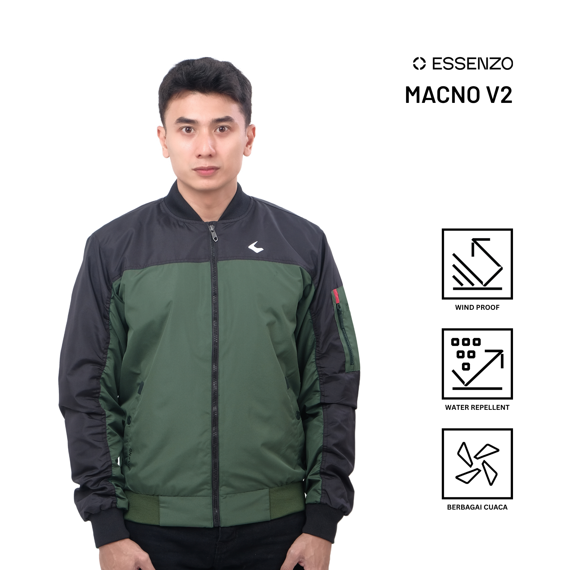 Macno V2 Breath | Daily Windproof Motorcycle Jacket Harga 497,000 rupiah*Gratis Ongkir