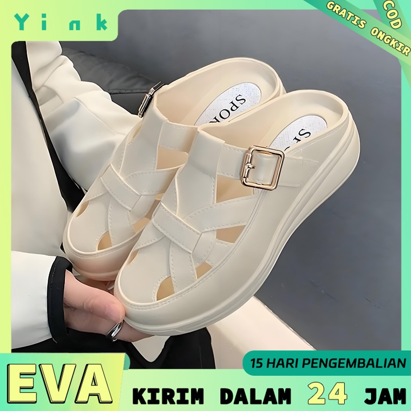 Yink Sepatu Wanita Wedges Casual Premium Terbaru Empuk Sandal Wanita Korean Style Elegan Kekinian Tinggi Harga 31,500 rupiah*Gratis Ongkir