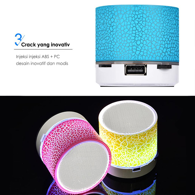 Speaker Aktif Bluetooth LED mini DJ10 