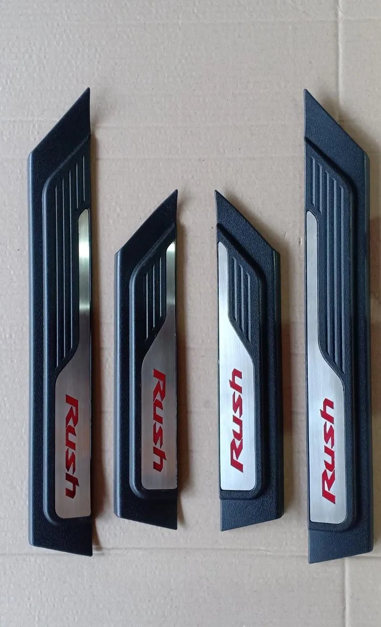 Promo price!!!!! Toyota all new rush 2018 sillplate samping all new rush stainless sill plate Sisi rush 2018 silplate/Toyota Rush 2018 silplate all new rush 2018 silplate Silang stainless all new rush 2018 sillplate Silang rush Baru Harga 220,500 rupiah*Gratis Ongkir