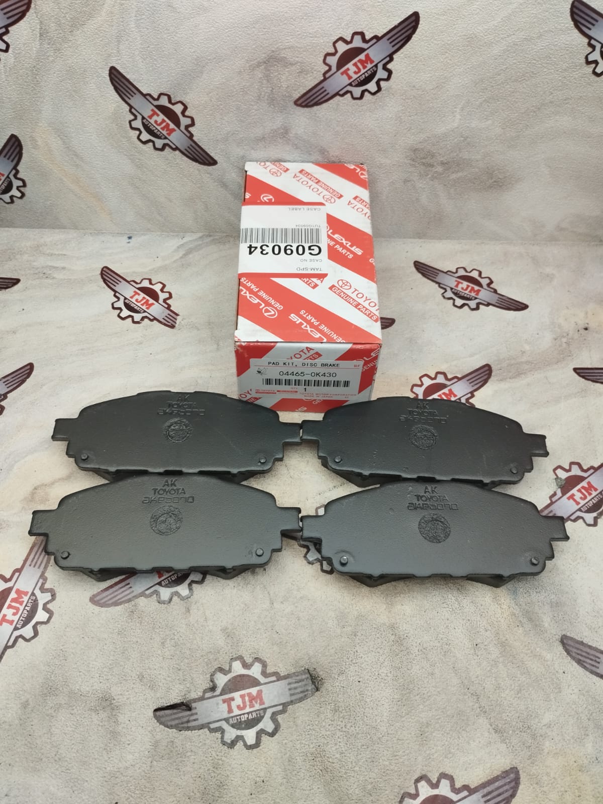 Brake Pad Kampas Rem Depan Innova Reborn 04465-0K430 Harga 87,500 rupiah*Gratis Ongkir