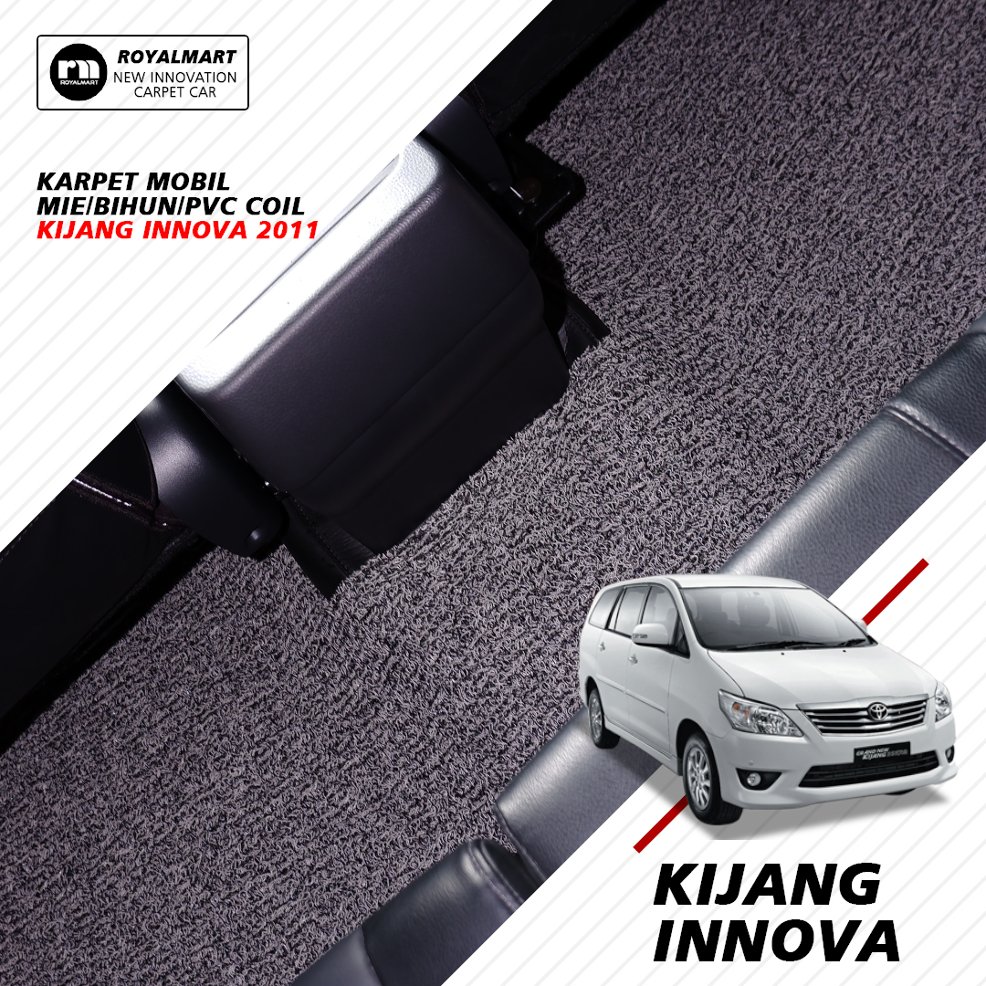 KARPET MOBIL-KIJANG 2011 NON BAGASI 2 WARNA Harga 1,180,000 rupiah*Gratis Ongkir