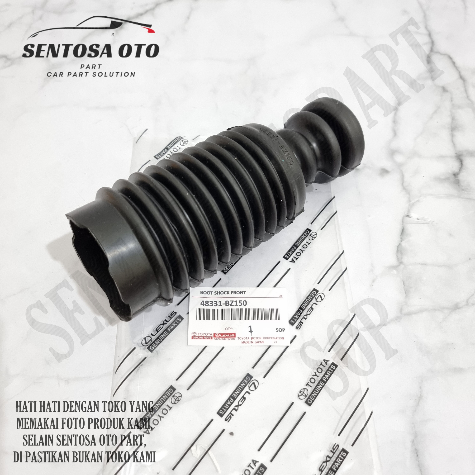 Karet Boot Shock Depan Tutup Debu Agya Ayla P/N 48331-BZ150 Harga 28,500 rupiah*Gratis Ongkir