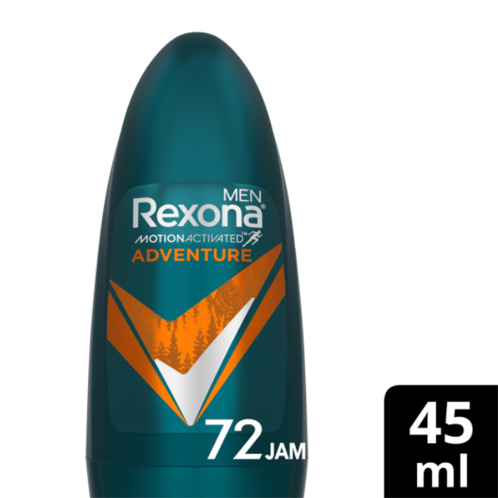 Lazada Indonesia - Rexona Men Deodorant Roll On Deodorant Pria Adventure Antiperspirant 45Ml