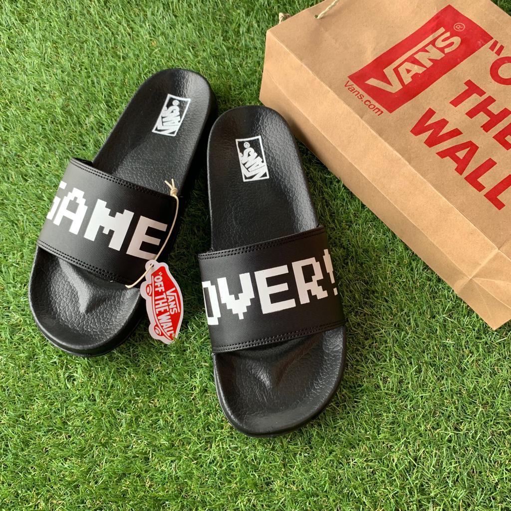 vans game over flip flops