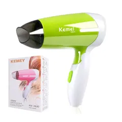 Hair dryer folding mini travel hairdryer professional Kemei KM-6830