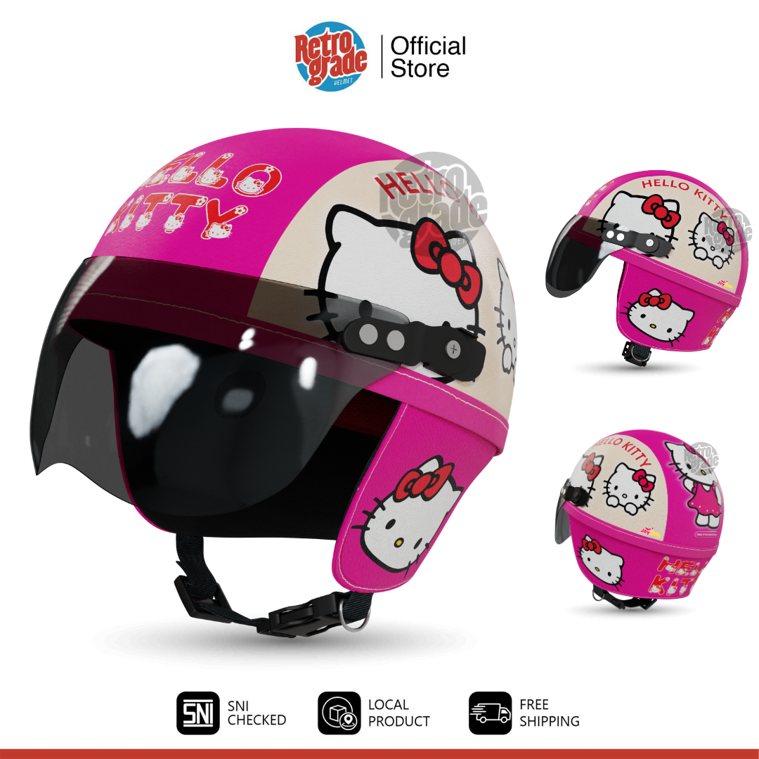 Helm Anak Chips Berbagai Macam Karakter Lucu Usia 1 2 3 4 5 Tahun Kaca Cembung Harga 50,000 rupiah*Gratis Ongkir