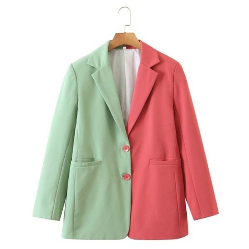 Ladies Blazer Coat Amazon Pink Blazer Style Jas Blazer Wanita