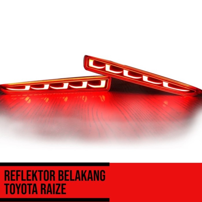 Lampu Reflektor Bumper Belakang Led Lamp Mobil Toyota Raize Model L-Lampu Reflektor Bumper Belakang Led Lamp Mobil Toyota Raize Model L-Lampu Reflektor Bumper Belakang Led Lamp Mobil Toyota Raize Model L Harga 199,999 rupiah*Gratis Ongkir