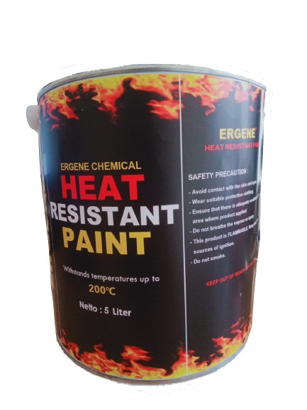 Cat Tahan Panas 200 derajat celsius - Silver - 5 Liter - Hi Temp Paint Harga 1,400,000 rupiah*Gratis Ongkir