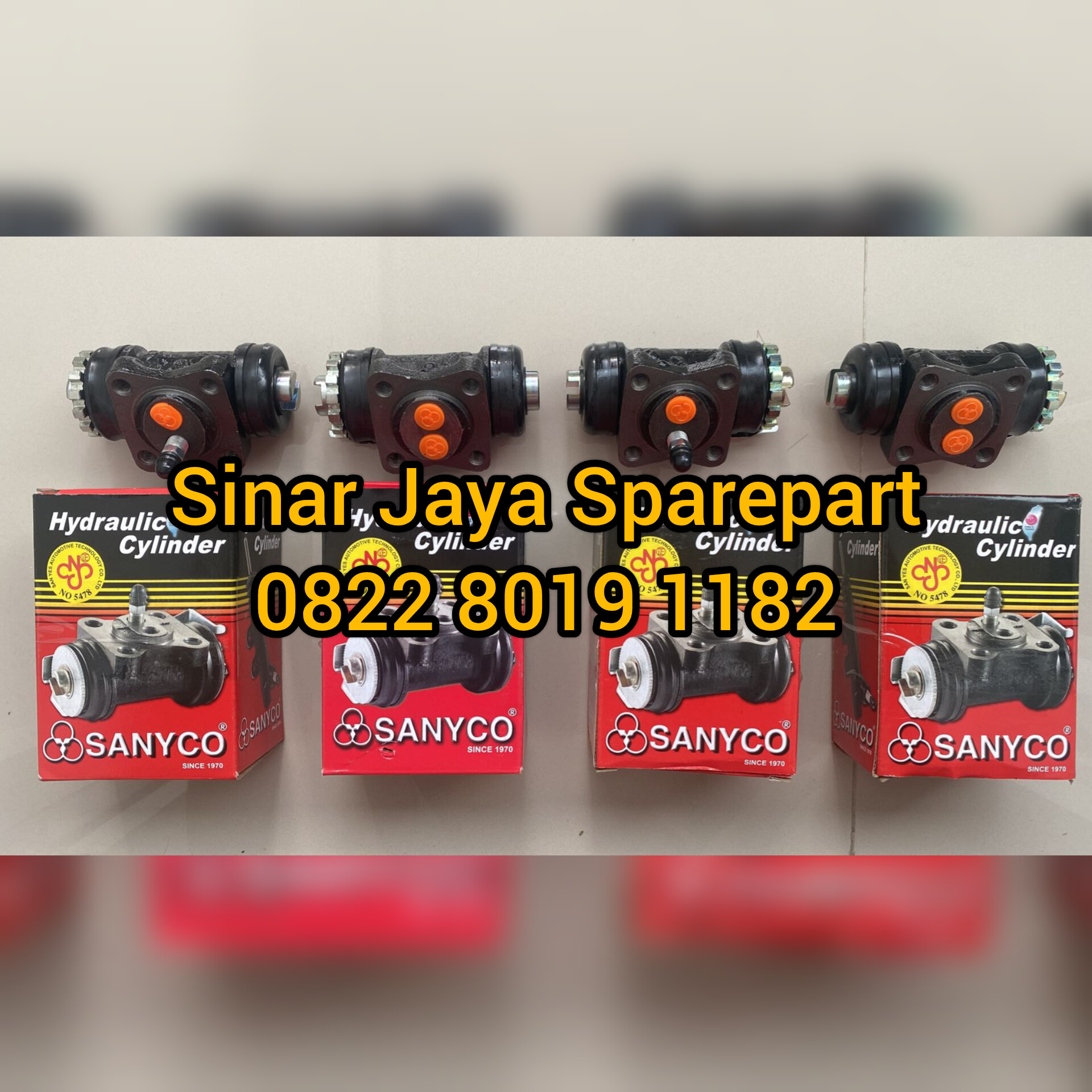 Wheel Cylinder Atau Bak Rem Belakang Toyota Dyna 110 Engkel Ban Hino Dutro 110 Engkel Ban Harga 1,150,000 rupiah*Gratis Ongkir