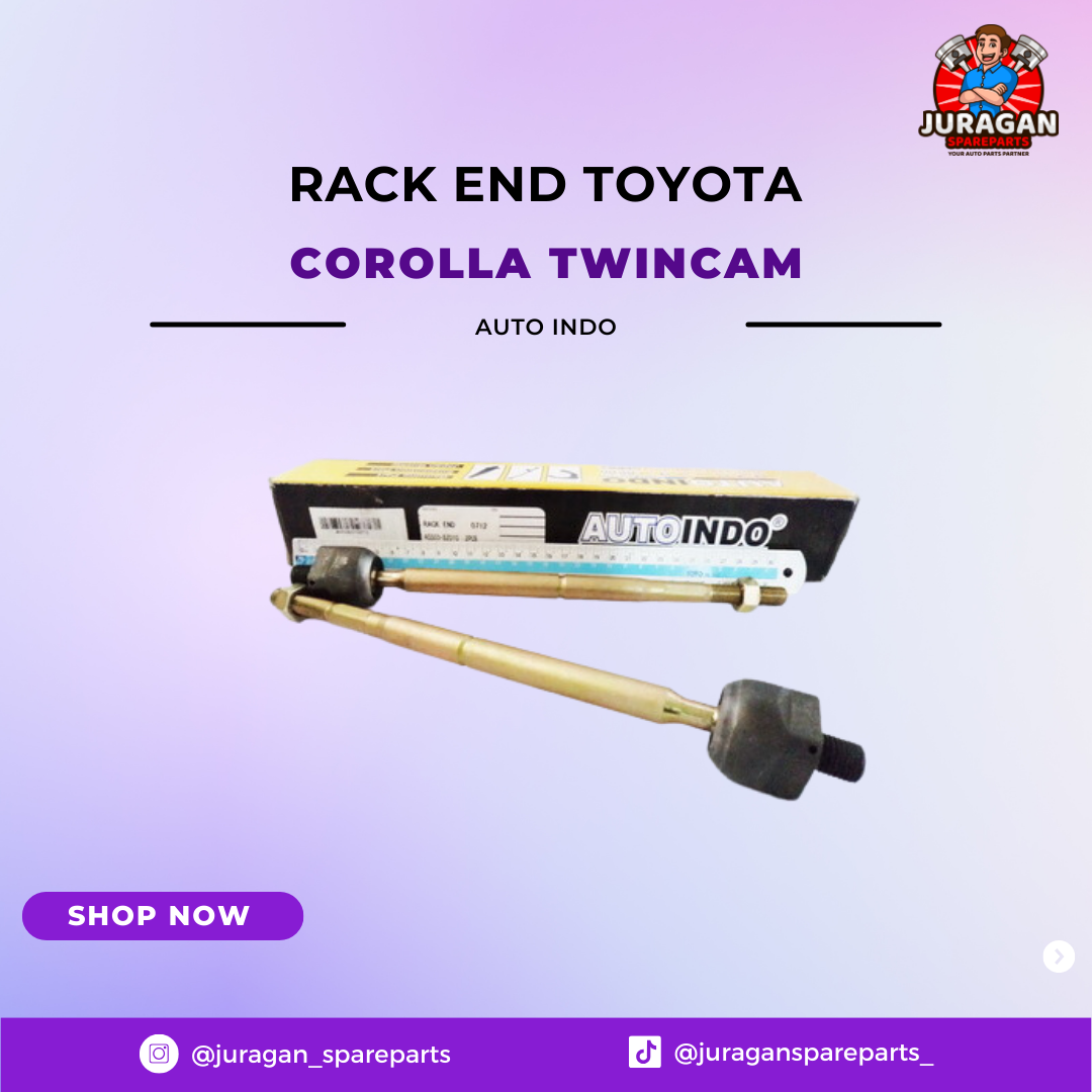 Rack End Toyota Corolla Twincam (Harga Satuan) Harga 234,300 rupiah*Gratis Ongkir