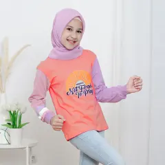 KA16  Kaos Anak / Baju Kaos  Karakter Muslim/ Tema Islami Edukasi  Anak Lengan Panjang  Merk SHIBAKIDS UNISEX Reday sampai Usia Anak 14 tahun / Usia Anak Tanggung.
