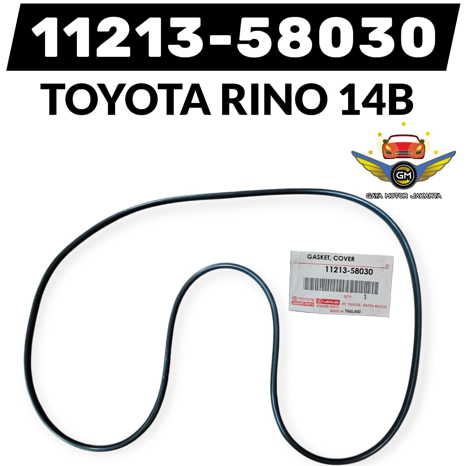 Toyota Sino 14b-dyna 115PS OEM 11213-58030 valve cap gasket Harga 35,000 rupiah*Gratis Ongkir