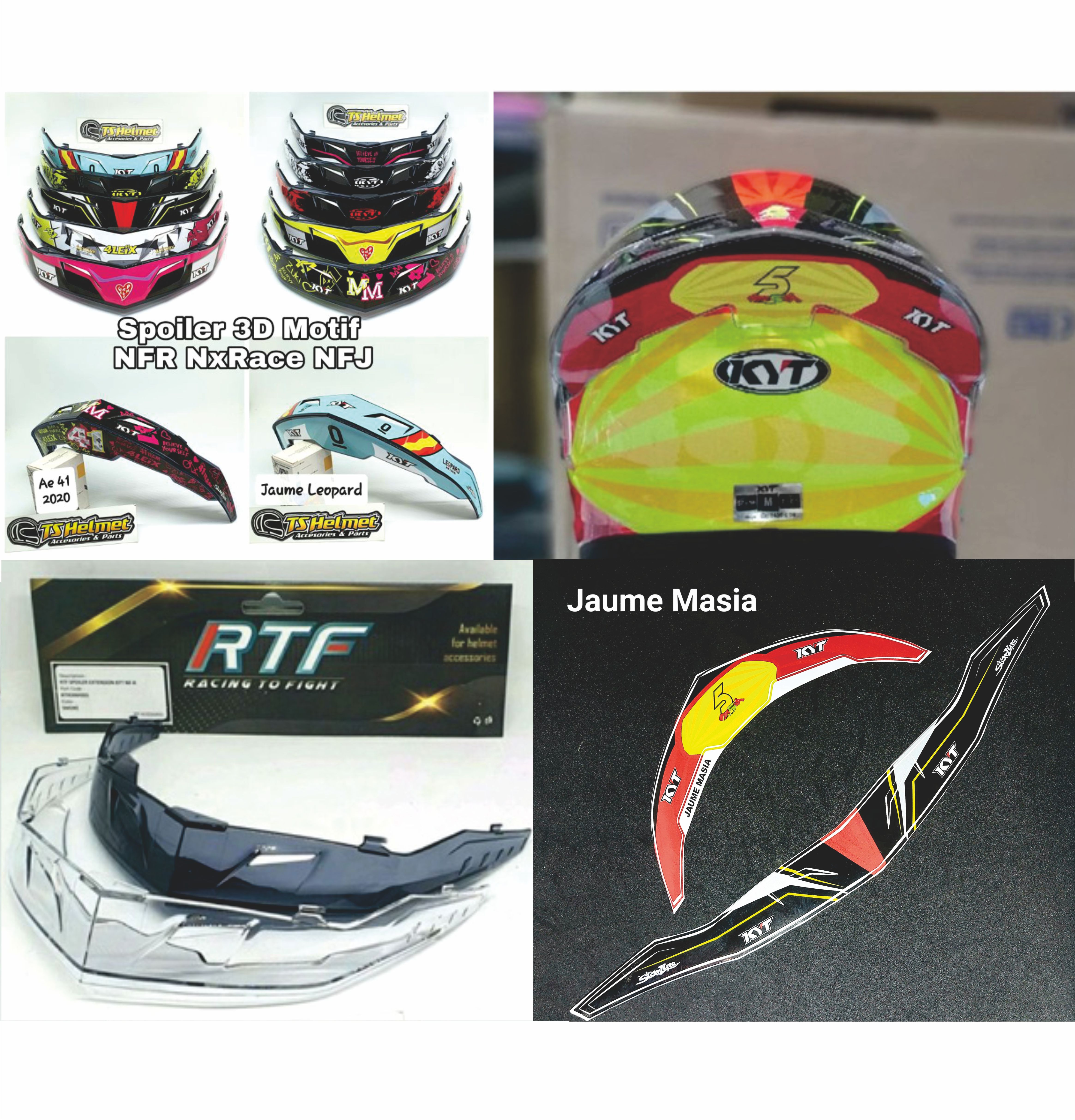 Sticker Motif Spoiler KYT NFR - NFJ - NXRace - NZRace ( Khusus untuk spoiler brand RTF KYT NFR - NFJ - NXRace - NZRace ) Harga 25,000 rupiah*Gratis Ongkir