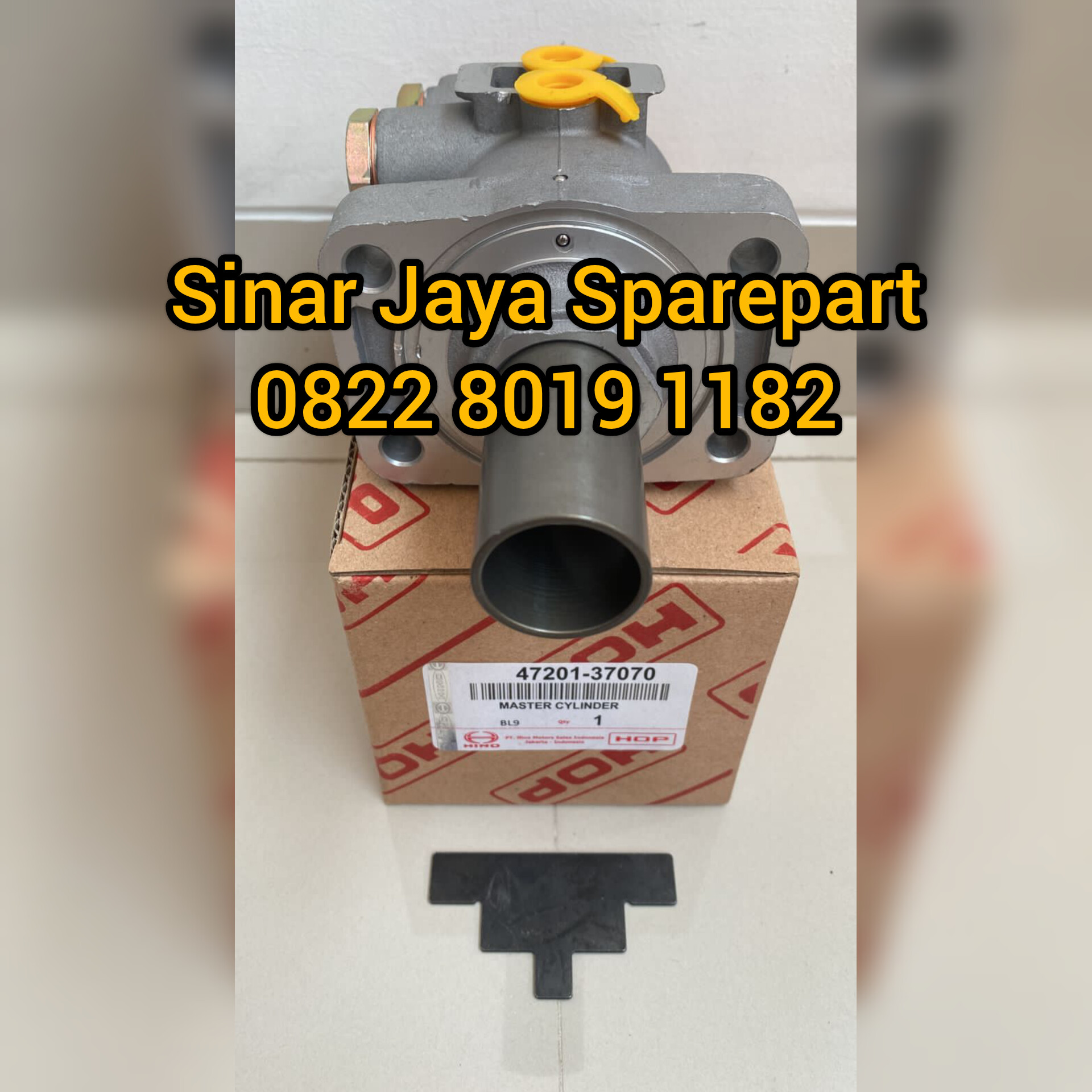Master Rem Atas / Brake Master Cylinder / Master Silinder Toyota Dyna Saurus All Tipe Hino Dutro All Tipe 47207-37070 Harga 675,000 rupiah*Gratis Ongkir
