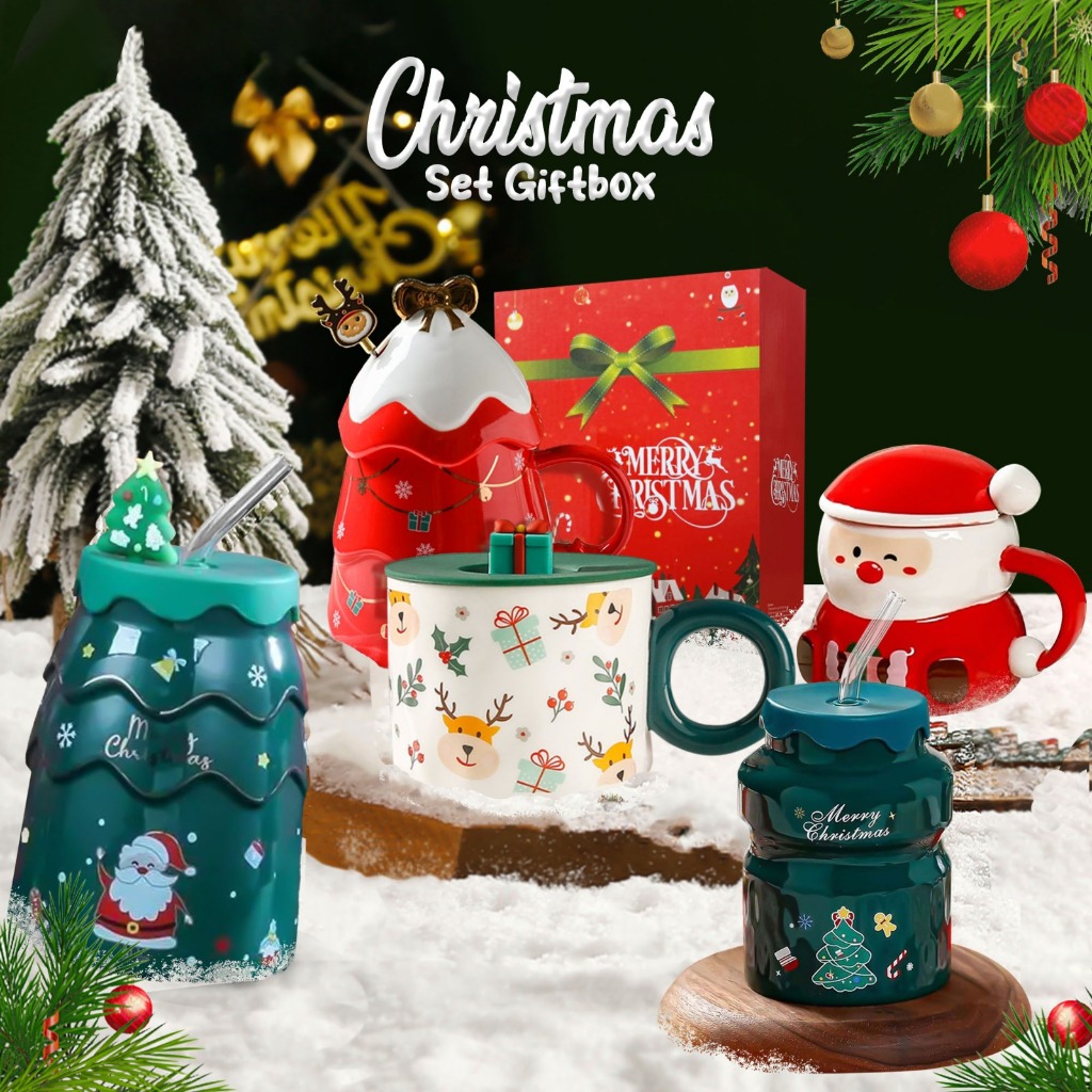Aveline hampers mug Christmas ceramic / hampers Natal Christmas mug Christmas