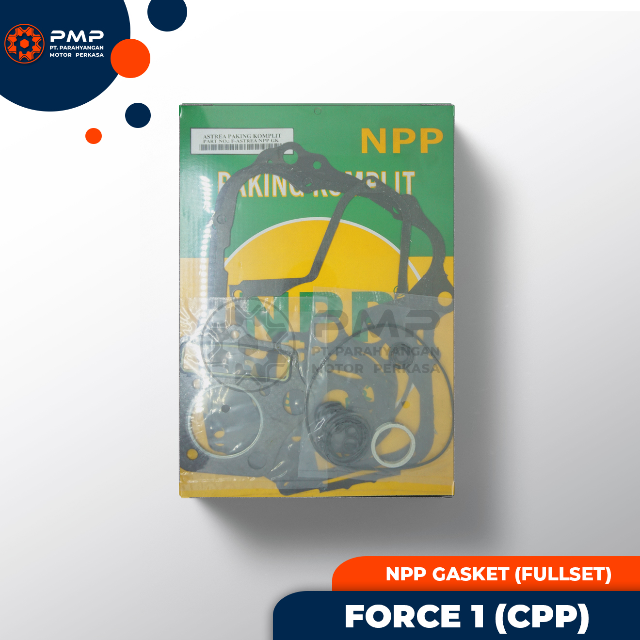 PAKING KOMPLIT FULLSET GASKET FORCE 1 (CPP) NPP Harga 52,170 rupiah*Gratis Ongkir
