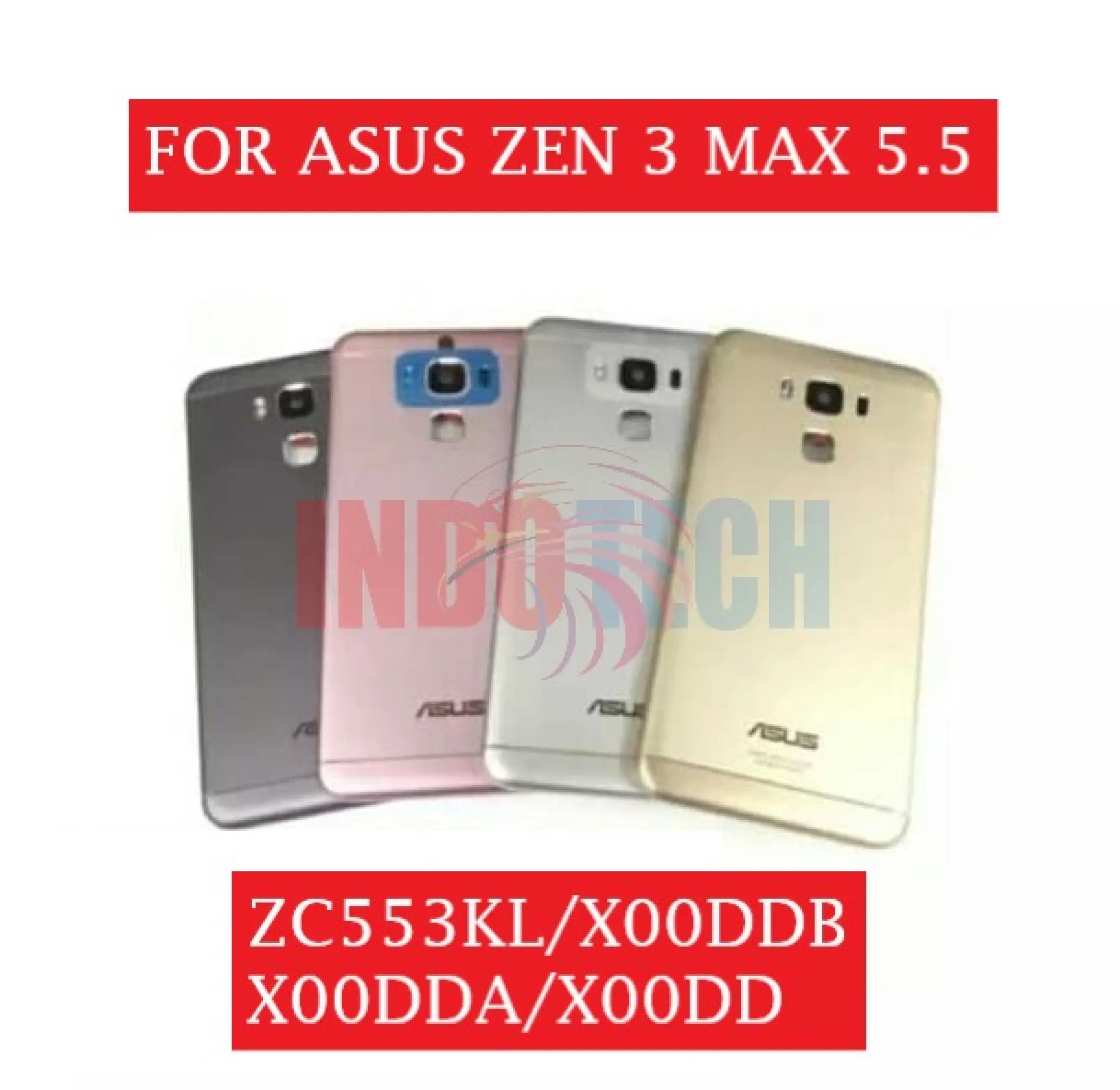 Backdoor Housing Asus Zenfone 3 Max 5 5 Zc553kl X00ddb X00dda X00dd Lazada Indonesia